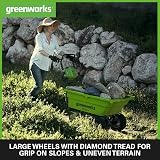 Greenworks G40GC Self-Propelled Electric Garden Cart 100kg Capacity view 3