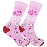 FUNATIC Shut The Fuck Up Cakes Crazy Socks for