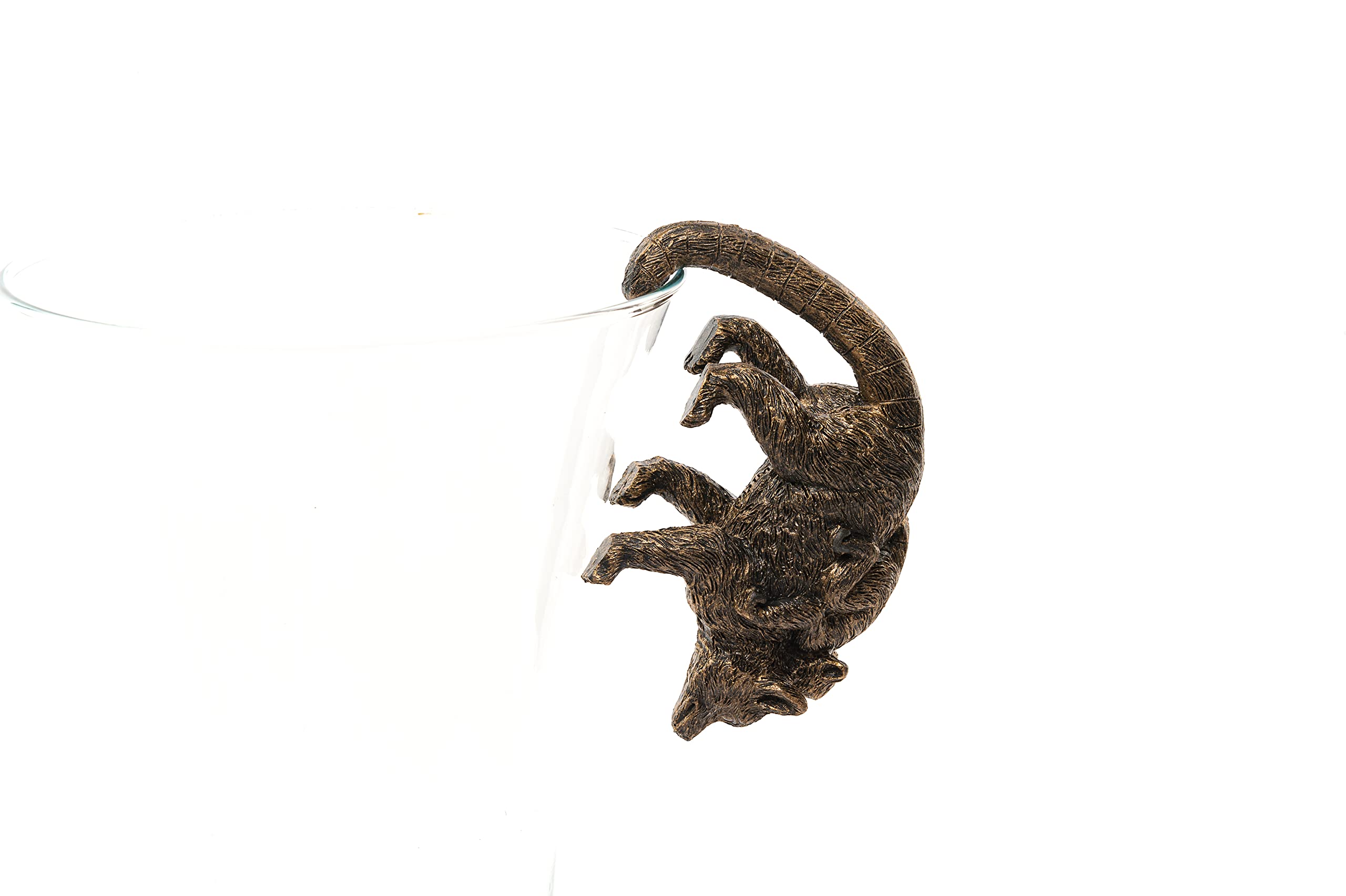 Pot Buddies Handmade Lemur and Pup Figure Plant Pot Hanger - Decorative Hanging Garden Ornament - Flower Planter Figurine