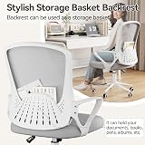 nasPaluro Ergonomic Computer Desk Chair with 3D Lumbar Support Gray view 5