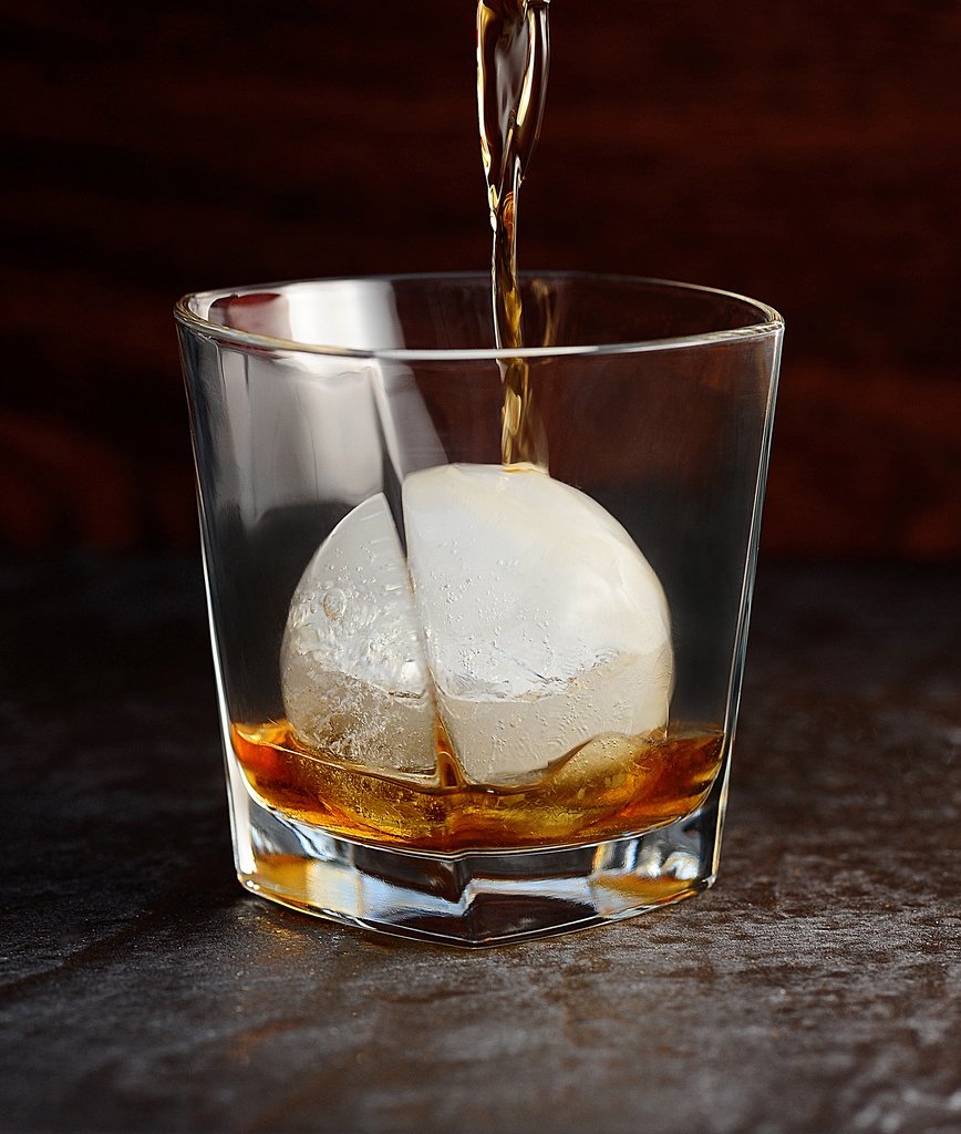 Froz Ice Ball Maker - Molde de silicona para hacer bolas de hielo con capacidad para 4 bolas de 4,5 cm