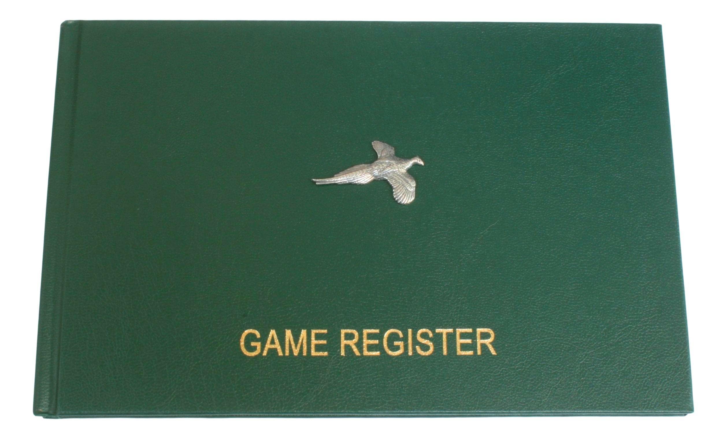 Pheasant Game Bird Record Book Register Shooting Day Journal Gamekeeper Gift