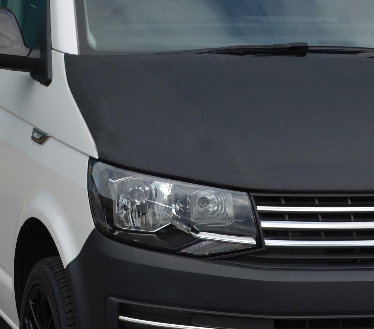 Black Front Bonnet Bra/Protector To Fit T6 Transporter (2016+)