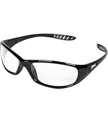 ヘルヴァボス KleenGuard V40 Hellraiser Safety Glasses (28615), Clear Anti