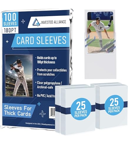 Amazon.com: Ultra Pro Thick Card Sleeves for Thick Jersey or Memorabilia  Sports Trading Cards by Topps 2 Pack : Toys & Games
