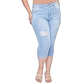 Royalty for Me Womens Royalty for Me Women´s Plus Curvy High-Rise Capri with Side Slits - Xc109851n