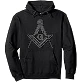 Mason Square & Compass Freemason Shriner Vintage Masonic Pullover Hoodie