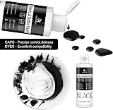 DecorRom Black Fabric Paint 250ml Non-Toxic Permanent for DIY Projects view 6