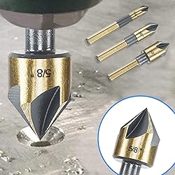 Countersink Drill Bit Set, 5 Pieces High Speed