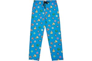 Pokemon Gen 1 Pixel Characters Blue Pajama Pants