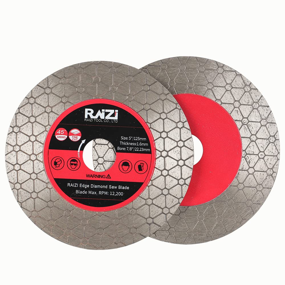 Raizi 125mm triangle Tile Diamond saw Blade Design for Cutting and Grinding Granite Marble Ceramic Porcelain Tile