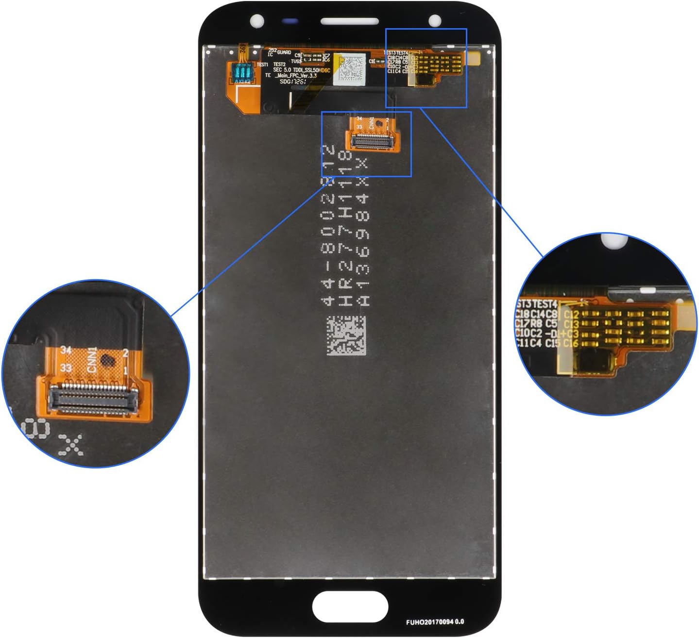 5.0" For Samsung J330FN Screen Replacement For Galaxy J3 PRO LCD J3 PRO 2017 Screen J330 DUOS J330G J330L J330DS J3300 J330F Display Touch Glass Assembly Digitizer Repair Kits (Gold) - Image 4