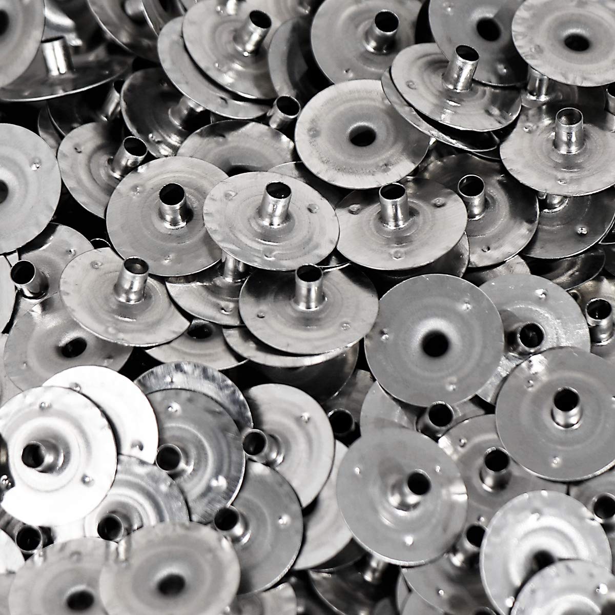 NKlaus 500 WICK Ø 2,5mm tealight wick metal foot candle candle wick stand plate candle wax for glass fibre wick cotton wick up to 2,5mm H: 4,4mm 4166