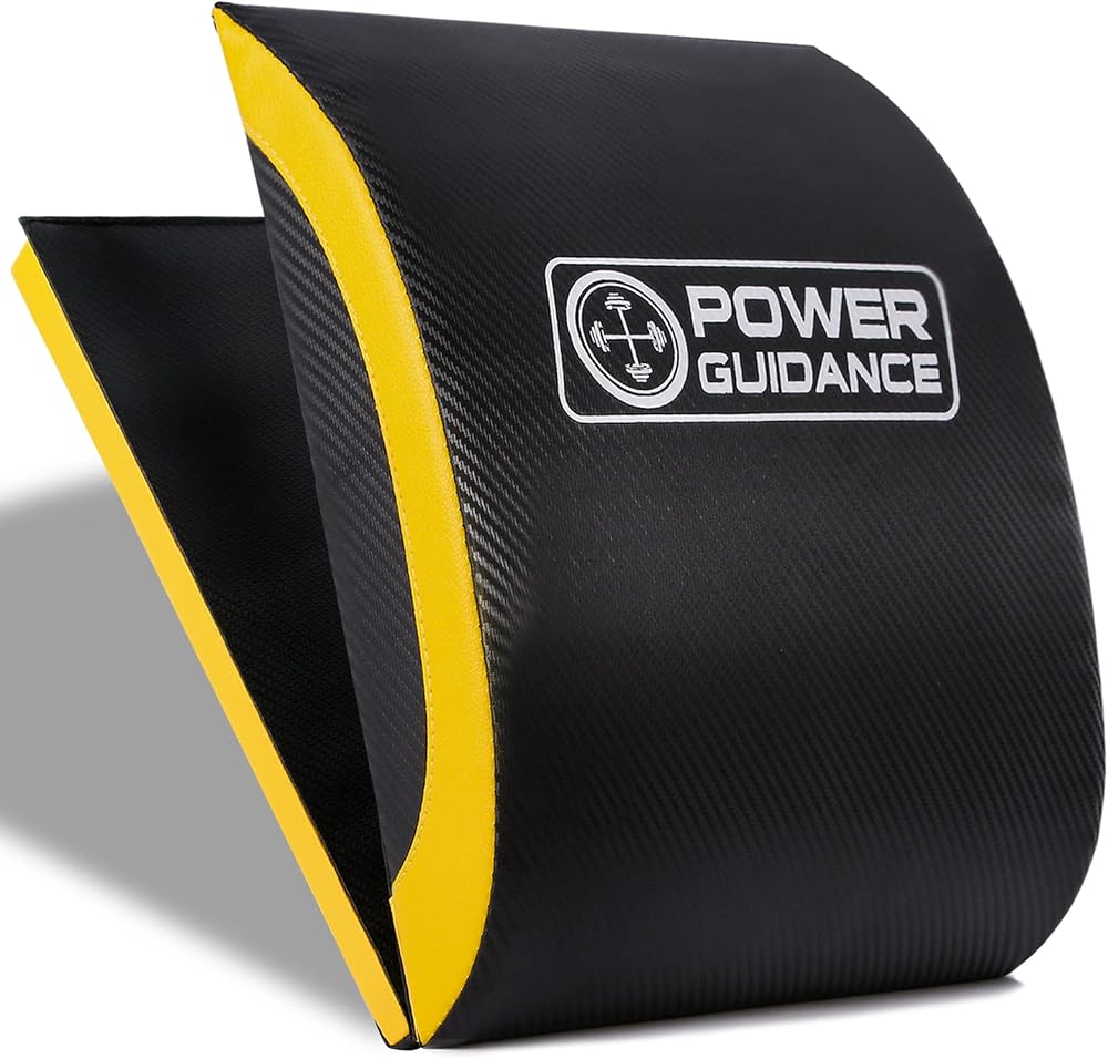POWER GUIDANCE Ab Exercise Mat Sit Up Pad Core Trainer Black