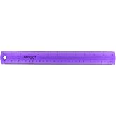 Westcott 16024 Jeweltone Plastic Ruler, 12-Inch, Purple