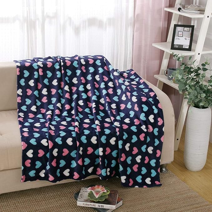 ibaby Couverture Enfant Polaire Plaid Fille Adolescent Douce et Chaude