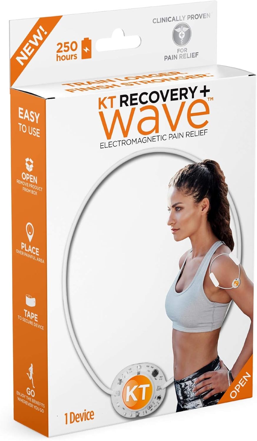 KT Tape KT Recovery+ Wave Electromagnetic Pain Relief Device : Sports & Outdoors