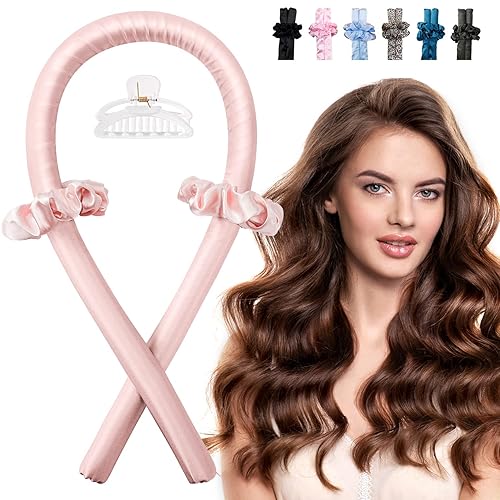Heatless Hair Curling Rod Headband for Long Hair, No Heat Hair