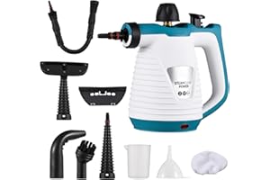 Decdeal Handheld Steam Cleaner, High Temperature Pressurized Steam Cleaning Machine for Kitchen Sofa Bathroom Car (B)