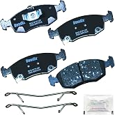 Bendix Priority1 CFC1568 Ceramic Front Brake Pads for Fiat 500 2017-2012, Palio 2011-2010, Palio 2020-2013
