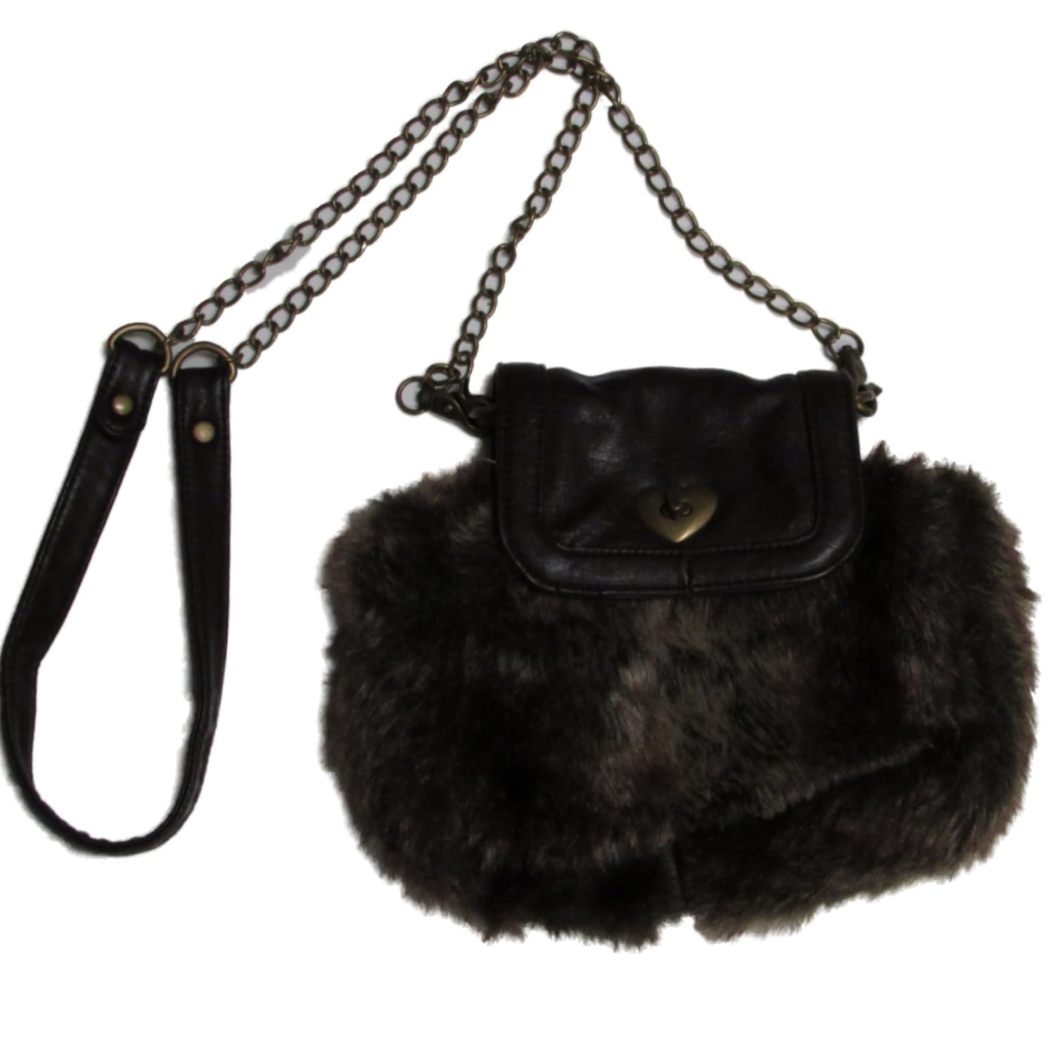 small fur purse