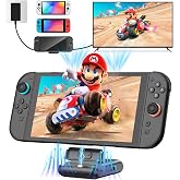 Switch 2 Dock, Docking Station for Nintendo Switch 2, OLED, Switch Dock | Supports VRR, Portable TV, Travel, Official Dock Alternative，4K@144Hz HDMI With Type-C, 3 USB ports, 100W Fast Charging Dock