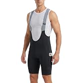 Przewalski Men's Cycling Bib Short 4D Padded Bike Pockets Shorts Breathable Wicking Biking Bicycle Bib Tight