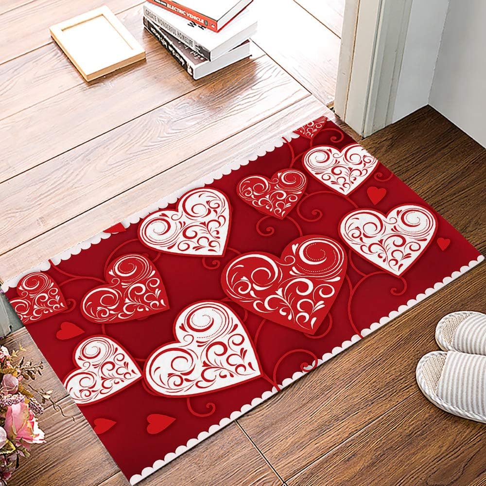 Indoor Doormat 18" x 30" Absorbent Front Door Mats Rubber