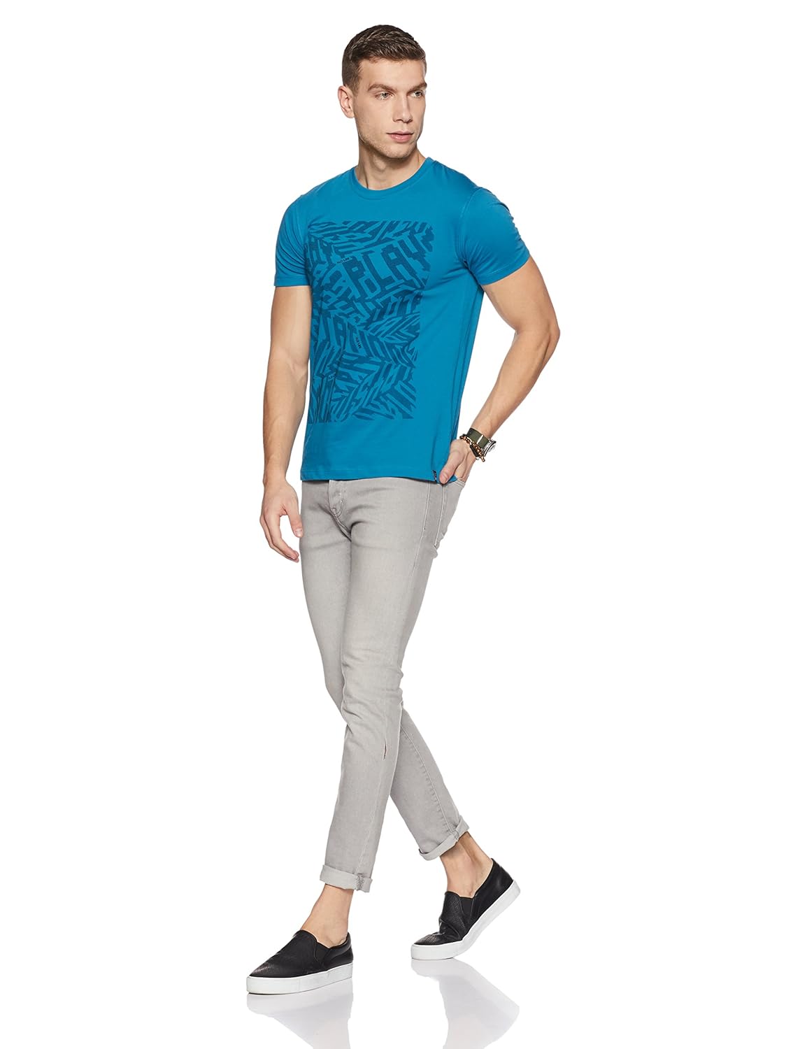 lee men's printed slim fit t-shirt