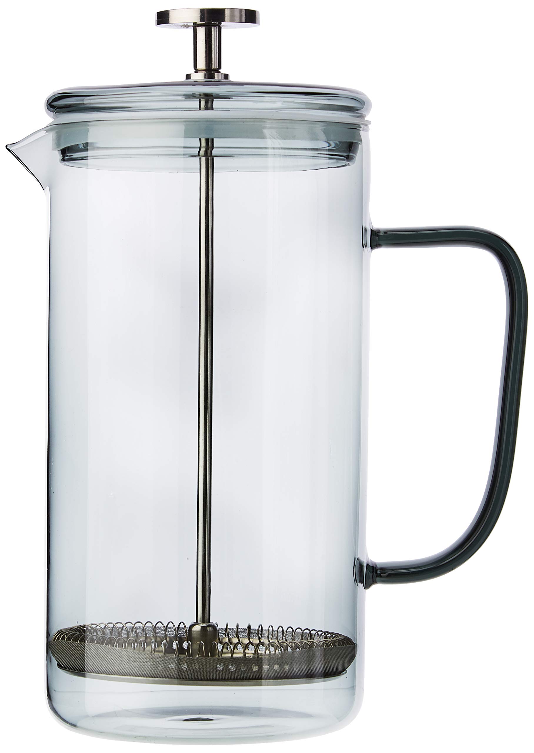 La Cafetière Core Cafetiere/French Press Coffee Maker, Borosilicate Glass, Smoky Grey, 8 Cup