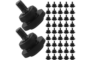 SHINEOFI 100pcs Hard Drive Mounting Screws with Shock Absorbing Rubber Washers for 2.5-inch HDD SSD