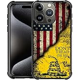 DAIZAG Compatible with iPhone 16 Pro Max Case,All-Round Protection Shockproof Anti-Scratches TPU Cover,Cases for Man Woman-DTOM American Flag Design