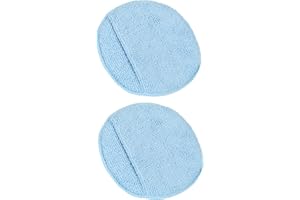 Leather CPR Microfiber Applicator Sponge 2pcs - Leather Conditioner Applicator, Round LintFree Microfiber Applicator Pad, Car Cleaner for Car Interior, Leather Care Kit