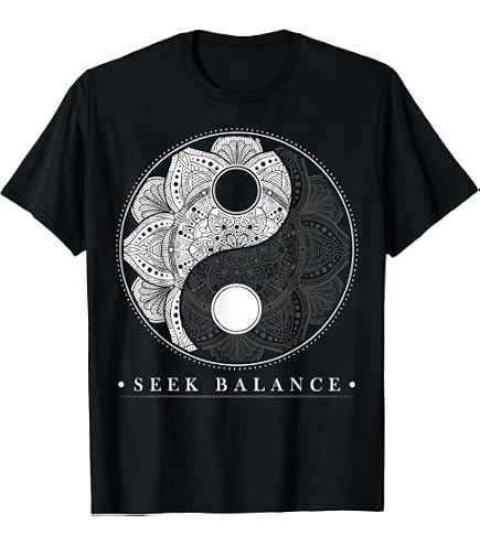 Amazon.com: Yin Yang T-Shirt : Clothing, Shoes & Jewelry