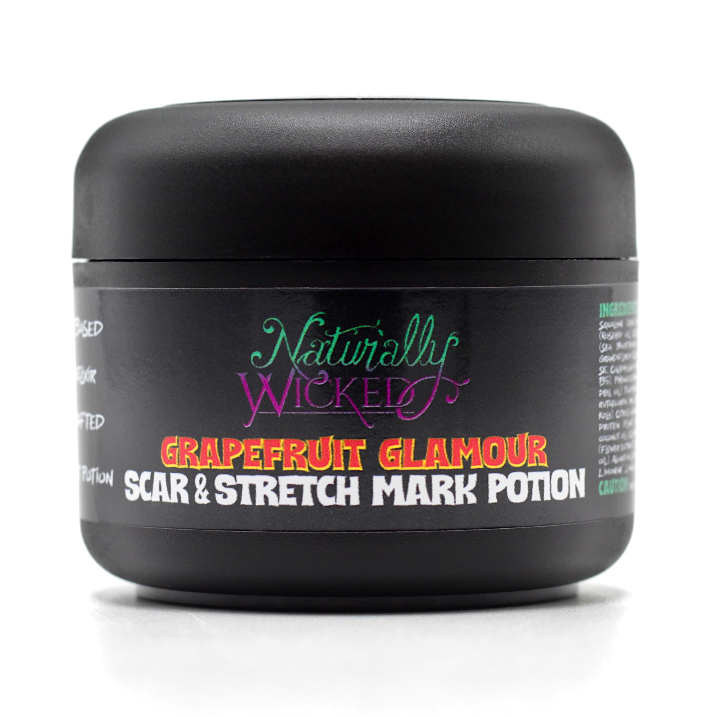 Naturally Wicked® Grapefruit Glamour Scar & Stretchmark Potion 50ml - Prevents & Diminishes With Botanicals