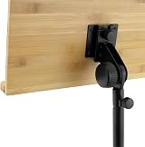 Theodore Bamboo Music Stand Orchestral Desk Stand with Tripod Base view 6