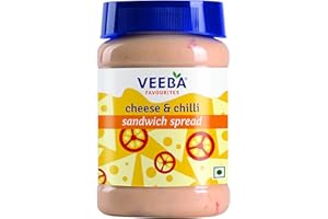 Veeba Cheese and Chilli Sandwich Spread, 275g (Packaging May Vary)