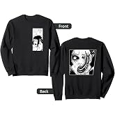 Junji Ito Slug Eye Back Print Sweatshirt