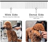 ZDXY Stainless Steel Pet Comb Detangling Tool for Dogs & Cats view 5