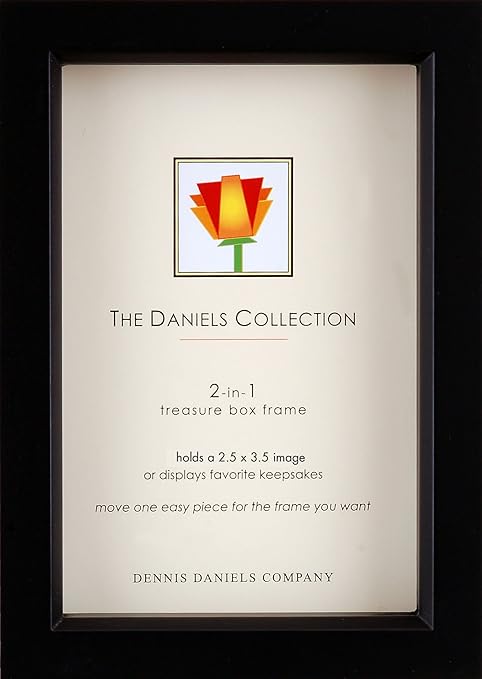 Amazon Com Dennis Daniels Wood Treasure Box Picture Frame 2 5 X 3 5 Inches Ebony Picture Frames