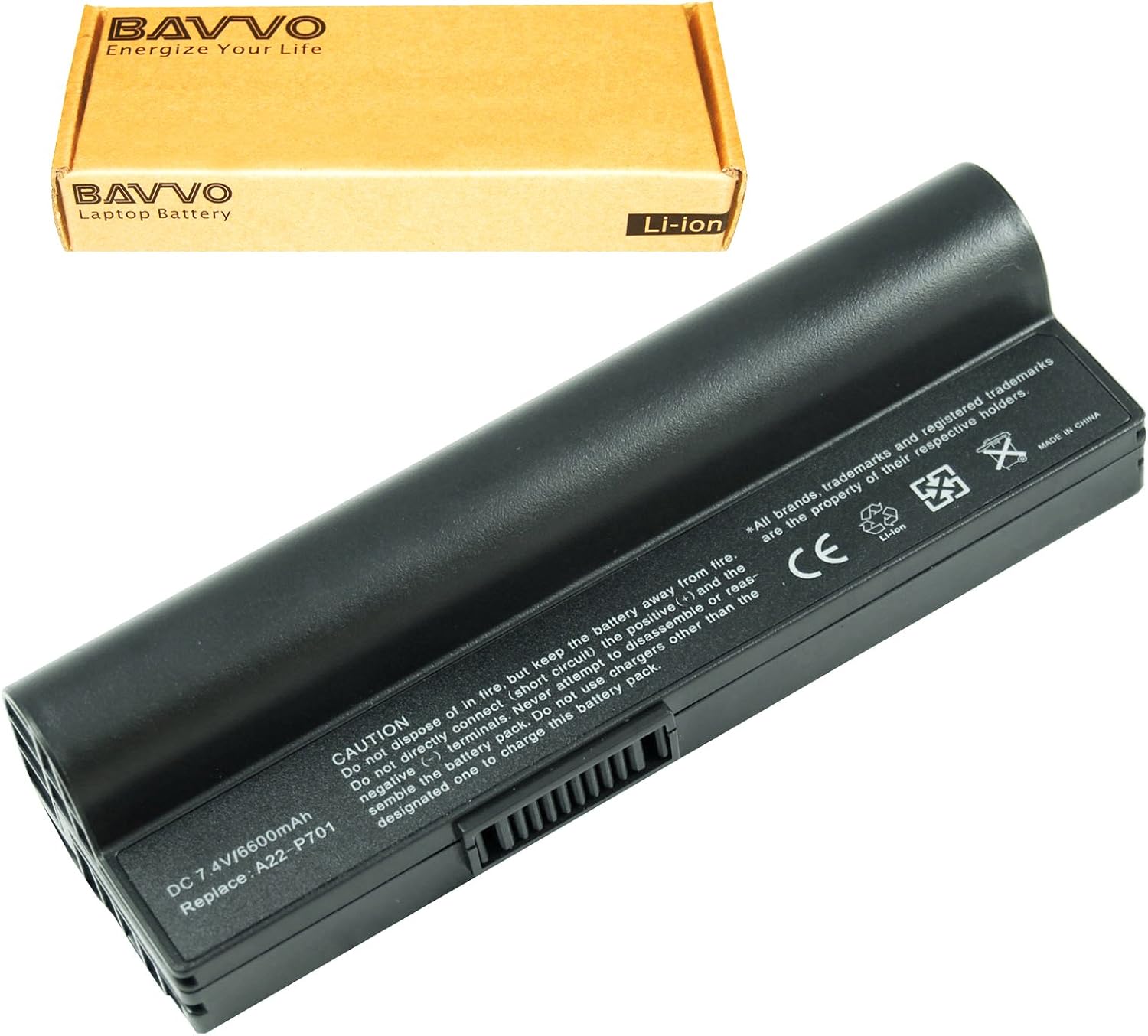 Amazon Com Bavvo 6 Cell Battery Compatible With Asus Eee Pc 900 Black Electronics