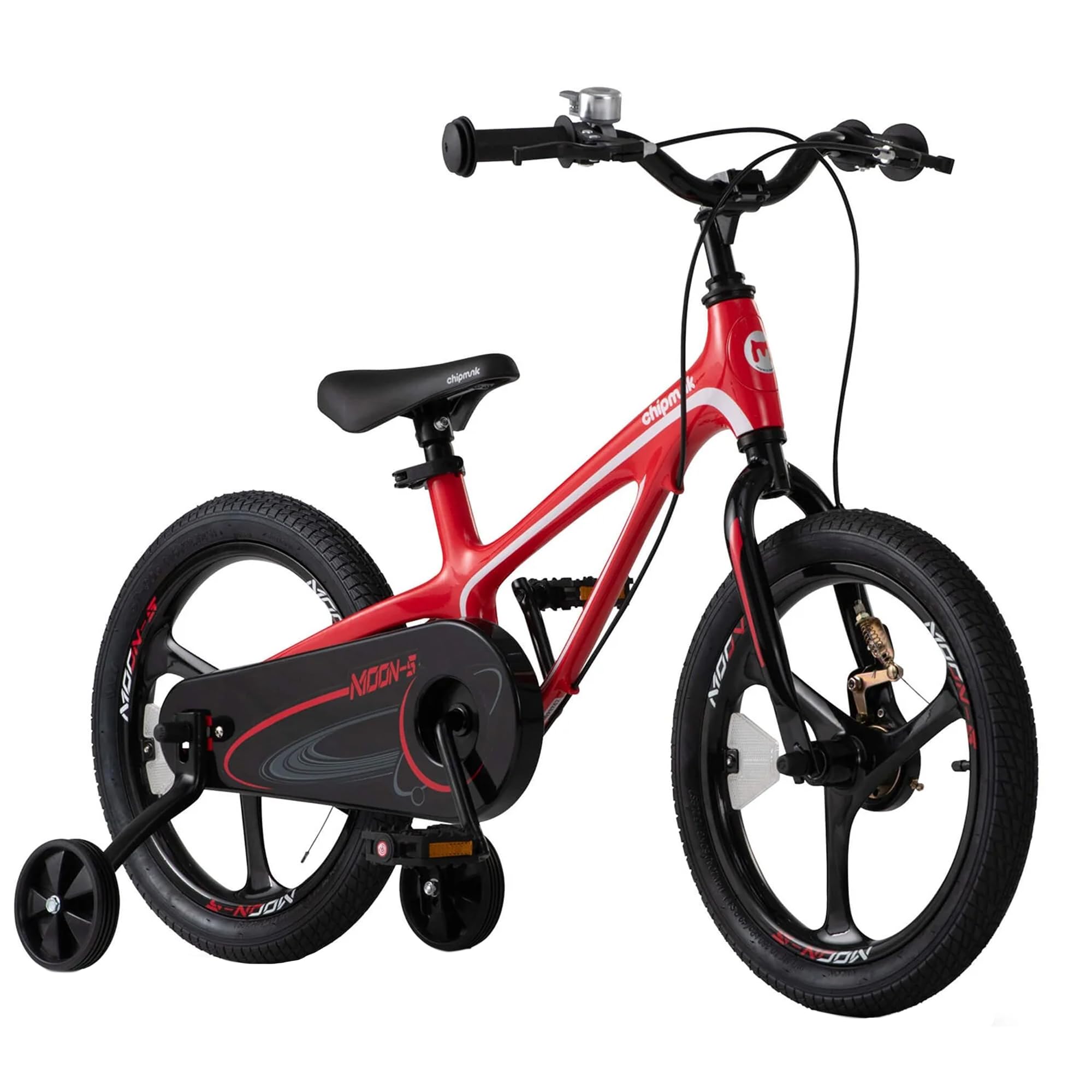 RoyalBaby Space Kids Bike 14 16 18 Inch Mg Aluminium Alloy Boys Girls Bicycle Ages 3-9 Years Disc Brakes Dual Handle Brakes Training Wheel Options