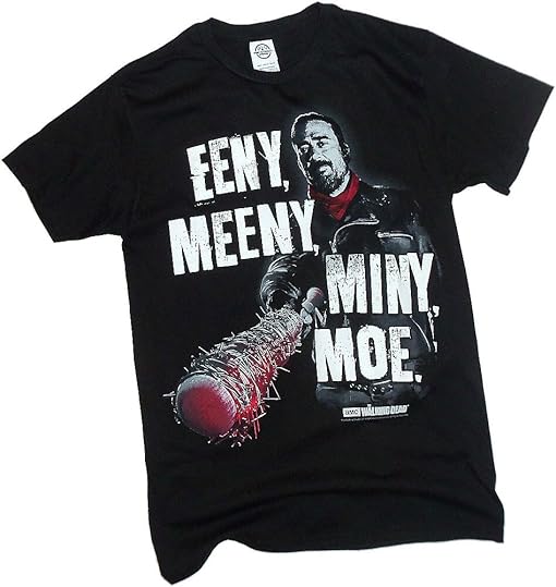 Amazon.com: The Walking Dead Negan Eeny Meeny Miny Moe T-Shirt ...