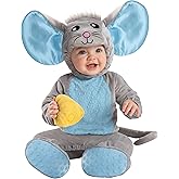 Spirit Halloween Baby Lil’ Mouse Costume | Mouse Cosplay | Onesie Outfit | One Piece Costume | Animal Outfit