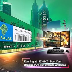 Rasalas 8GB Kit (2x4GB) DDR3 1333 PC3-10600U Ram
