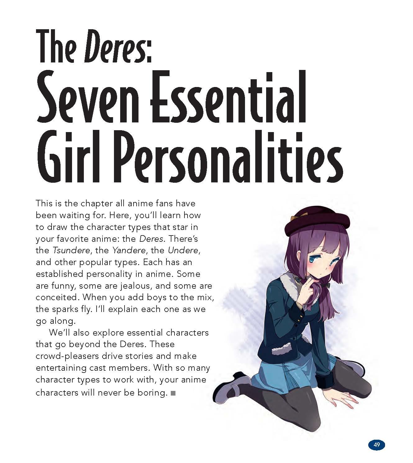 Master Guide to Drawing Anime: Amazing Girls: How to Draw Essential Character Types from Simple Templates – A How to Draw Anime / Manga Step by Step ... Master Guide to Drawing Anime) (Volume 2)