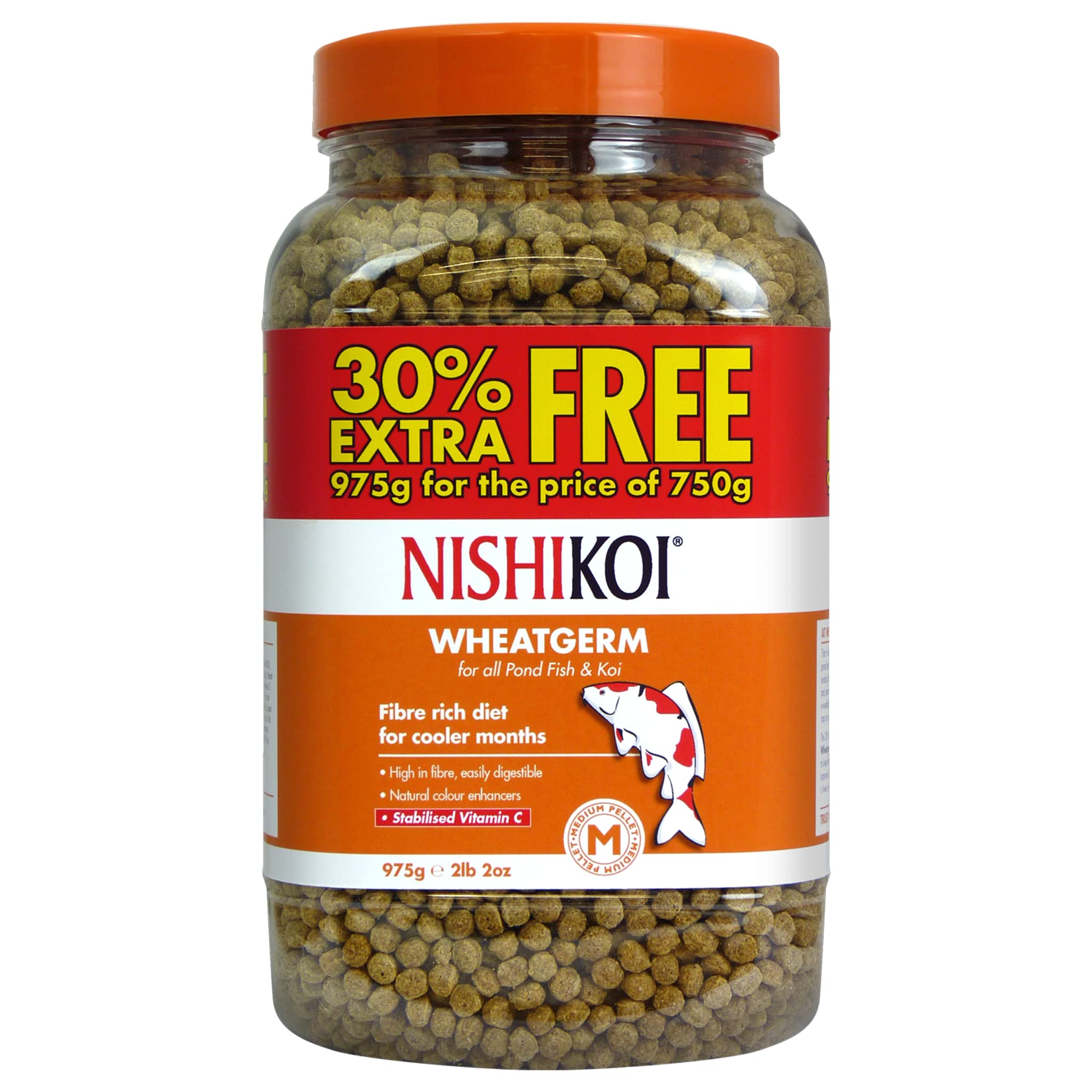 Nishikoi Wheatgerm 750g + 30% (Medium Pellet)