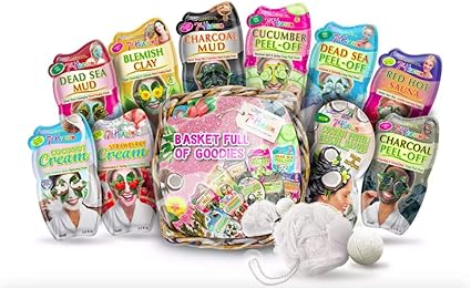 Download Gift Sets By 7th Heaven Basket Full Of Goodies Amazon Co Uk Beauty PSD Mockup Templates