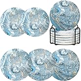 Coasters for Drinks with Holder (Sea)