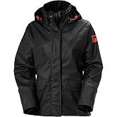 Helly Hansen Women's Women's Gale Rain Jacket | Hood Stows in Collar, Neoprene Cuffs, Packs Away Compactly, Raincoat for Women, Waterproof Windbreaker, Fall Commutes